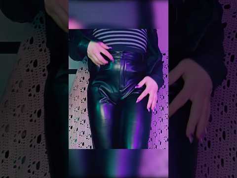ASMR Leather/Latex pants scratching #asmr #asmrscratching #asmrsounds