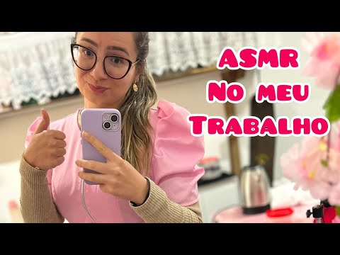 ASMR VLOG  Um dia comigo no trabalho Salão #asmrvlog #asmr