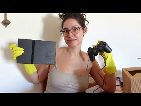 This PlayStation 2 Was DISGUSTING… So I Cleaned It (gloves, home cleaning)