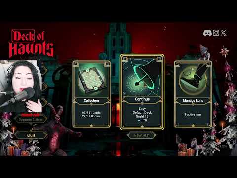 Hangout while I Haunt👻 | Chatting while playing Deck of Haunts (3)