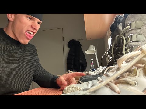 ASMR shoe collection tapping + backstories lofi