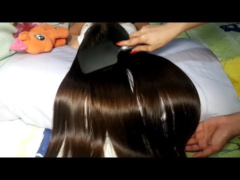 ASMR Hair Brushing | Scalp Massage