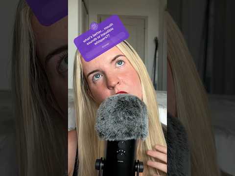 ASMR Mouth Sounds and Inaudible Whispers #mouthsounds #asmr #inaudiblewhispering