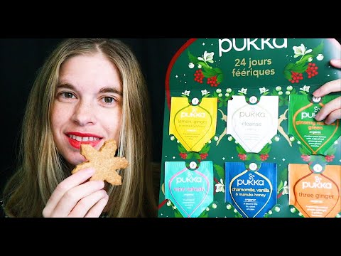 [ASMR] Préparons Noël - recette et dégustation de biscuits de Noël + ouverture calendrier de l'Avent