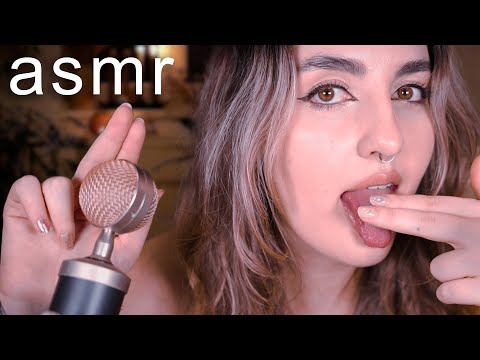 asmr SPIT PAINTING muy INTENSO + Mouth Sounds Ale ASMR español (: