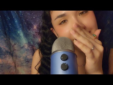 ASMR💭 Unintelligible Whispering (Cupped-Whispering)(Breathy whispers)