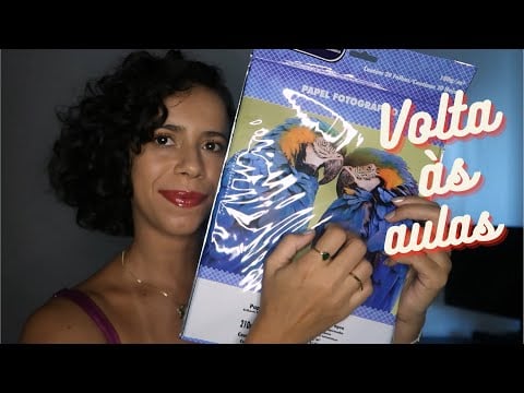 ASMR | Papelaria✏️📖📝 | Volta às aulas | Sons relaxantes para dormir rápido