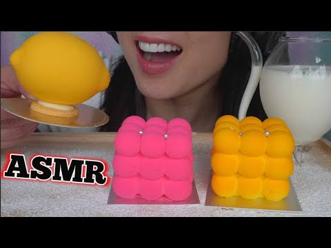 ASMR MOUSSE CAKE (SOFT EATING SOUNDS) NO TALKING | SAS-ASMR