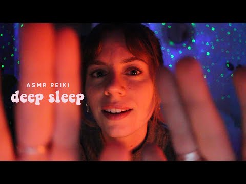 ASMR REIKI for deep sleep 🌙  chakra cleansing & balancing, plucking negative energy, whispered