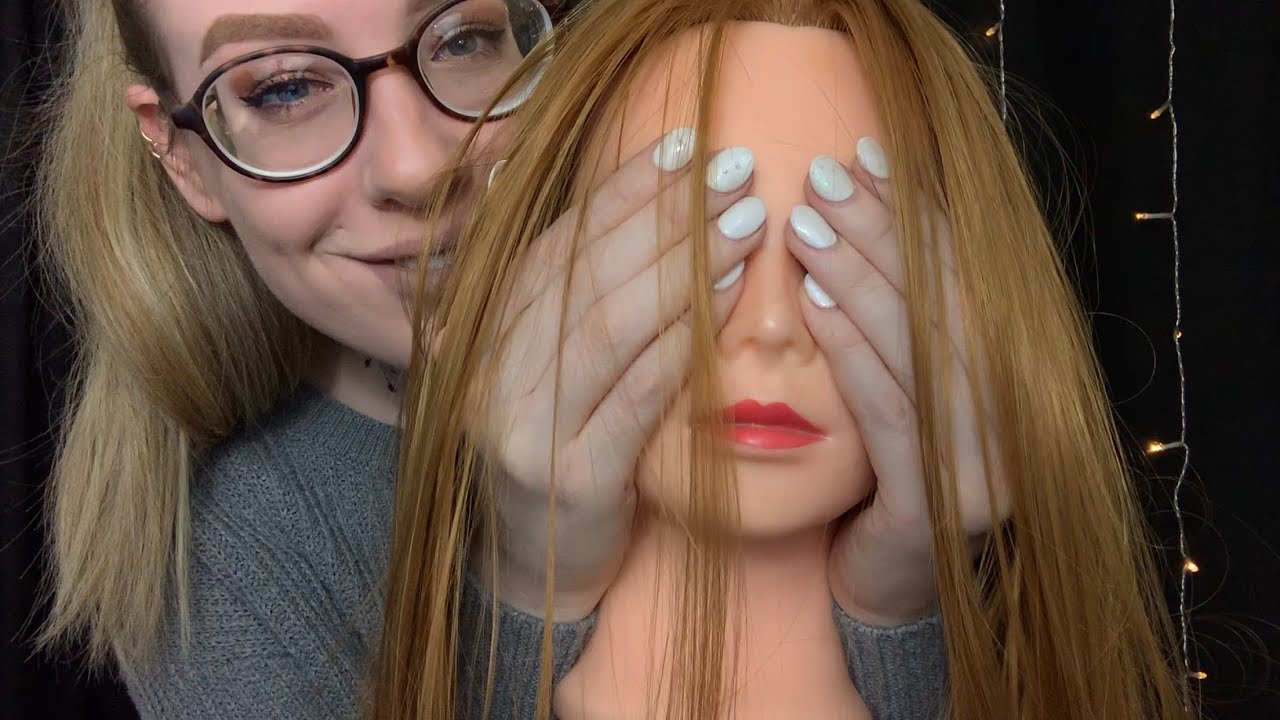 ASMR Makeup On Dollhead {FULL FACE}