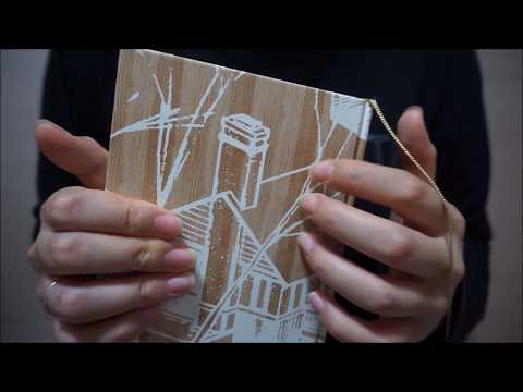 [ASMR] (No Talking) Tapping, Scratching and Flipping a Book, 책 두드리고 긁고 넘기는 소리