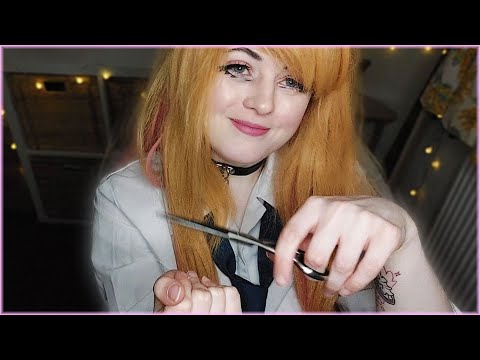 Fast & Chaotic ASMR for Deep Sleep 💤✨ Hair Cut & Style, Mouth Sounds, Face Touching, Gloves, Marin ♡