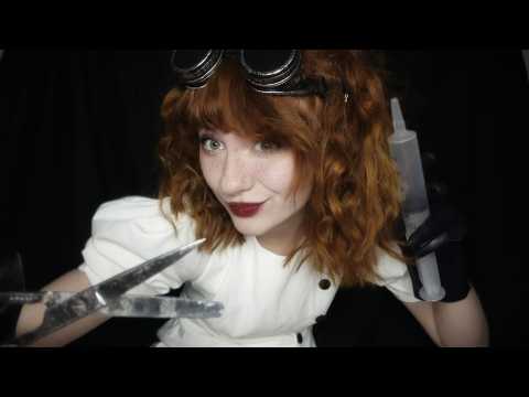 asmr🧪🧠 scientist conducts random experiments on you - layered triggers , inaudible mumbles , chaotic