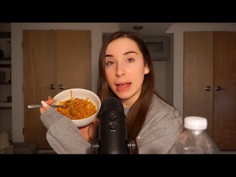 ASMR Mukbang & Story Time | My First Date