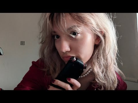 tascam mic biting asmr (mouth sounds and teeth sounds) no talking