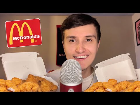 ASMR Mukbang | Eating As Many McDonald’s Chicken Nuggets As Can 🍗💤