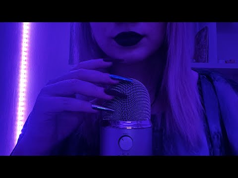 ASMR | 1 hr Mic Scratching w/ Long Nails NO TALKING 🤍 low light for SLEEP