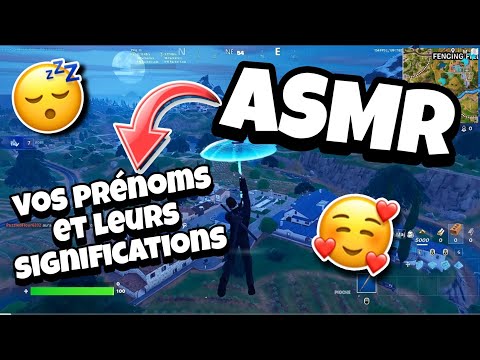 ASMR Français • Je Chuchote vos Prénoms et leurs significations 😴💤 (Chuchotements relaxants ✨)