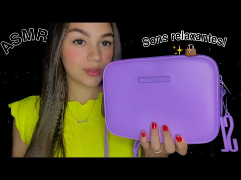 ASMR - EXPLORANDO OBJETIVOS DA MINHA BOLSA