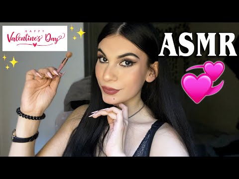 SAN VALENTÍN te maquillo para tu CITA - asmr relajante