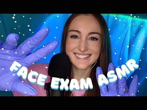 ASMR 👩‍⚕️ Giving You a Face Exam (personal attention, face massage, eye test, brushing)