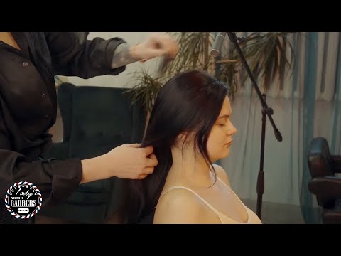 Soft Whisper ASMR Massage by Barber Lady Helen for Girls