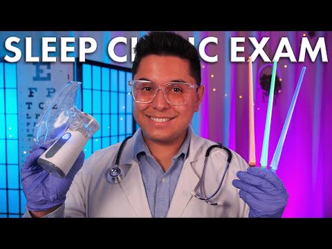 Cranial Nerve Exam for Insomnia Cure | Sleep Clinic | ASMR