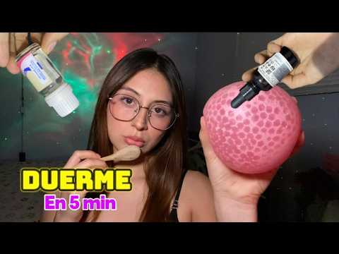 ASMR PARA DORMIR EN 5 MIN 💤 Sonidos RELAJANTES Y LENTOS 