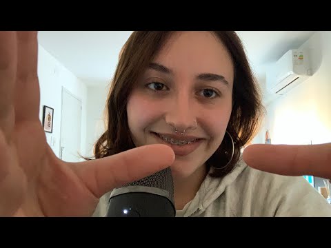 ASMR fast Hand Sounds, Hand Movement & Mouth Sounds