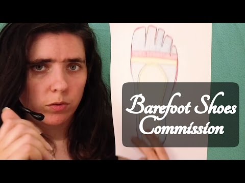 👣 ASMR Barefoot Shoe Commission #2 👣 (Crows Shoes)