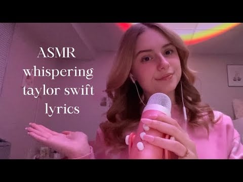 ASMR whispering taylor swift lyrics (ttpd edition) 