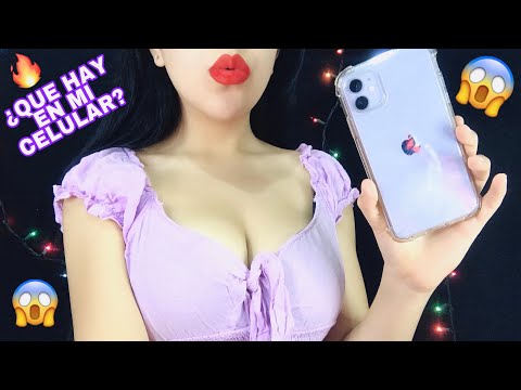 😱🔥ASMR ¿QUÉ HAY EN MI CELULAR?😱🔥