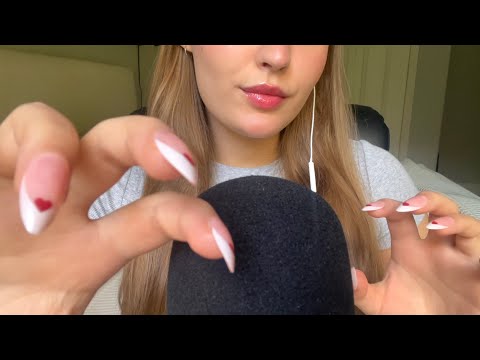 ASMR | Soft and Gentle Invisible Scratching with Foam Mic Cover