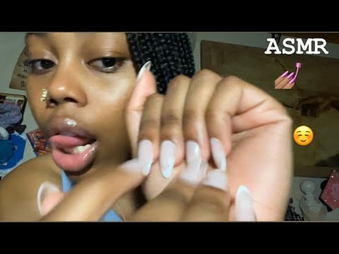ASMR| Fast & Aggressive Tapping Sounds With Nails✨💅🏽