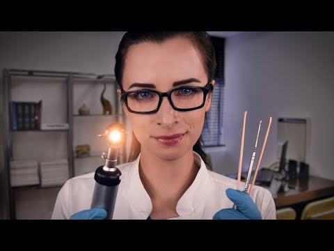 ASMR Deutsch: Ohrreinigung & Hörtest 👂 Ear Cleaning | Ohren-Arzt Roleplay (Flüstern & Soft Spoken)