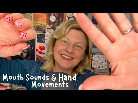 ASMR | Mouth Sounds & Hand Movements | Personal Attention, Long Nails & Plucking ✨ Looped ✨