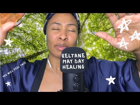 Beltane May Day ASMR Healing | Reiki Master | Goddess God Celebration | Forest