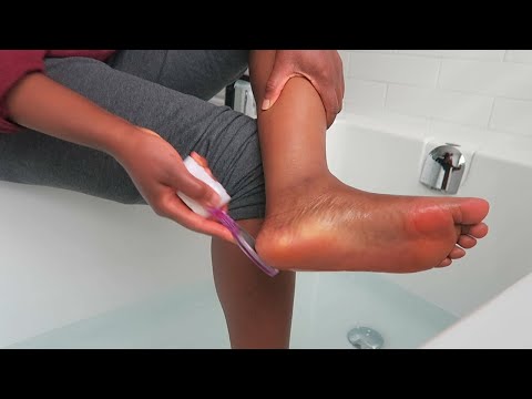 DIY RELAXING PEDICURE AT HOME *Feet Transformation*