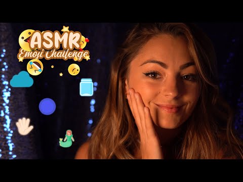 ♡ ASMR  - Emoji Challenge ☁️🔵🫙🖐🏻🧜🏼‍♀️ ♡
