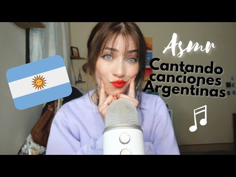 ASMR Cantando canciones ARGENTINAS🇦🇷 para que te duermas💤