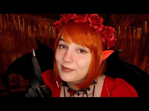 Sassy Demon Girl Says NO TINGLING Without Her Permission (ASMR)