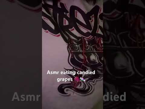 #asmreating #candiedfruit #relax #satisfying #asmrsounds