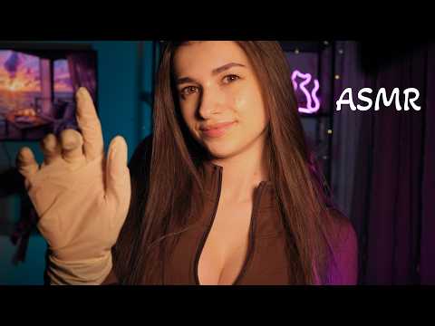 Asmr | Face Touching with Latex Gloves🙌💋For your deep sleep 😴🫶