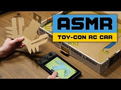 [ASMR] Binaural Nintendo Labo Building: Toy-Con RC Car