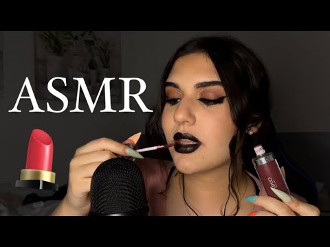 ASMR | PROBANDO LABIALES QUE NO USO🤣😳