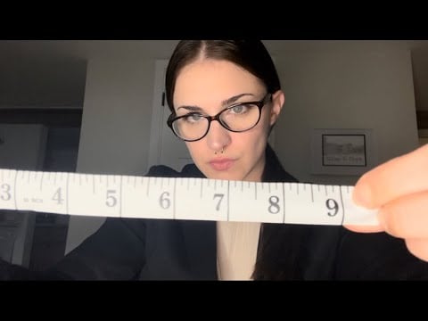 Men's Suit Fitting ASMR: Measuring You & Fabric Tailoring  