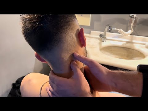 Relaxation session ASMR Barber Massage And Body Massage Bedtime