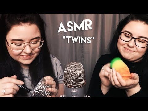 ASMR Jag och min TVILLING ger er tingles!!