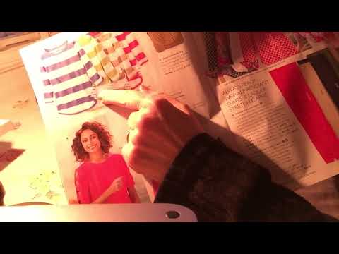 Asmr (no ads) -Soothing page turning, clothing catalog. soft spoken
