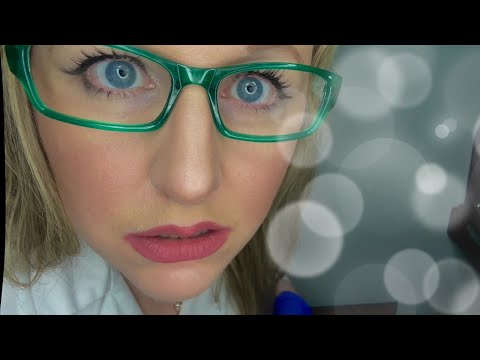 ASMR Up Close Eye Exam | Pen Light | Gloves